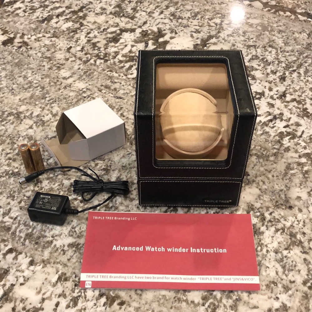 EUC. Triple Tree watch winder.
